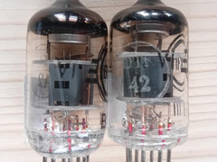 2 X 6J1P-V ( 6AK5 EF95 6F32 6J1 ) Strong Matched Pair Tubes Svetlana 61′ NEW