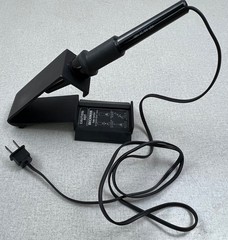 BECKMAN Tube Topper Metal Black Stand and 120AC/DC Soldering Iron USA P/N 348140