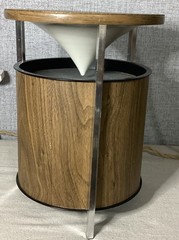 Vintage Zenith Circle of Sound Speaker -Wood Grain / Round / Retro Omni