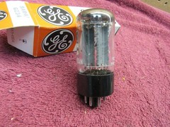 (1) GE GENERAL ELECTRIC LABEL MULLARD 5AR4 GZ34 Vacuum Tube GREAT BRITAIN