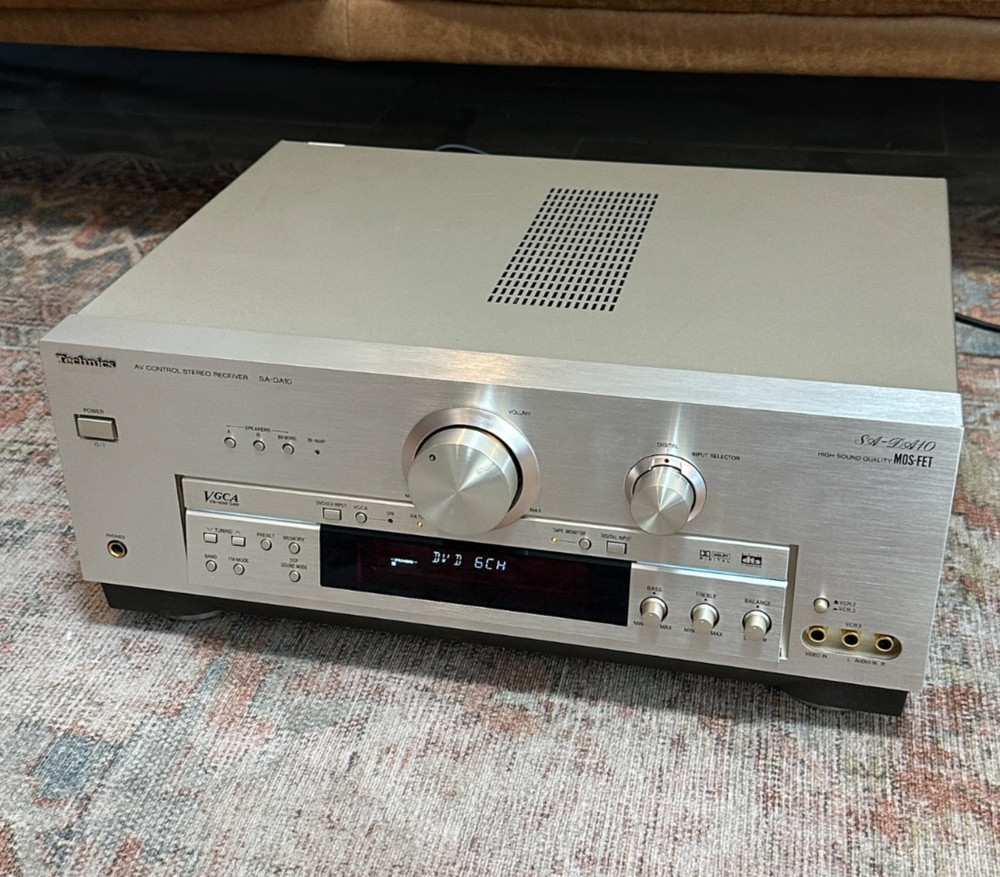 Rare Vintage Technics SA-DA10 Stereo Receiver Clean Tested & Working -No Remote