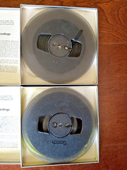 2 Scotch Dynarange 3M Reel to Reel Recording Tape 2400ft 7″ used with home rec.