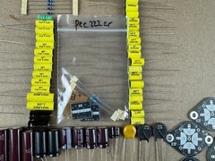 HH Scott LK-72 Complete Recap Kit Amplifier Rebuild Can Caps Bridge PECs
