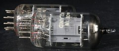 Platinum Grade Matched Pair 1960s CV4003 Brimar Top Ring Getter Amplitrex Tested