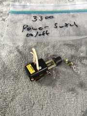 TEAC 3300 3300-10 Reel to Reel POWER ON/OFF SWITCH BUTTON 3300 Genuine Part