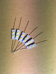 (6)(8v-LED AXIAL LAMP)VU METER/rt707 rt1050- Pioneer -rt1011 rt1020 rt701-COLORS