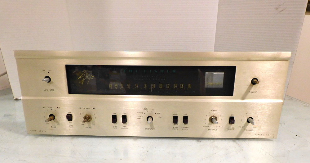 Fisher 500-B Tube FM Stereo Receiver for Repair Parts or Restoration