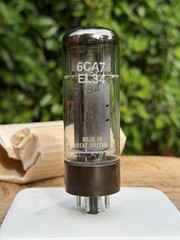 1 Mullard by Amperex Gt Britain EL34 6CA7 Tube Blackburn OO TV7 TESTED STRONG 43