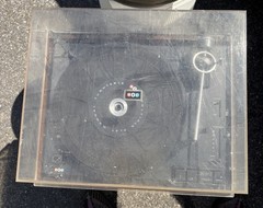 Vintage BIC Model 1000 Electronic Belt Drive Turntable Record Player For Parts