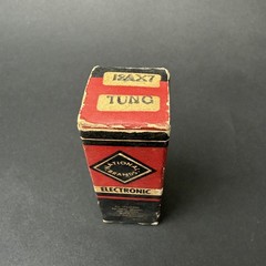 1950s 12AX7 ECC83 Tung-Sol Tube Gray Long Plate Square Getter TV7 Test NOS TS7-1