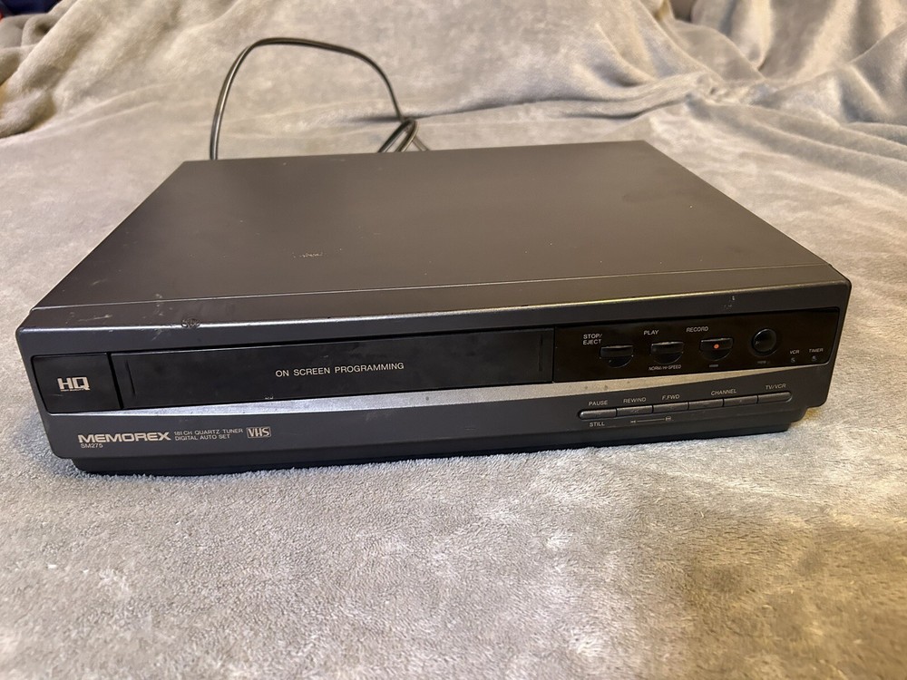 Vintage Memorex SM275 VCR VHS Player – Nostalgic Entertainment