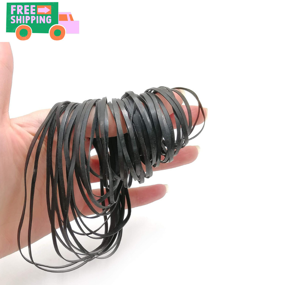 50pcs Cassette Recorder Rubber Belts 2mm Mix 40-135mm – Tape Player Repair Kit