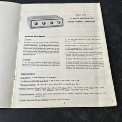 EICO HF-12 Watt Amplifer Build Instruction Manual