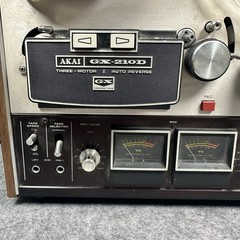AKAI GX-210D Reel to Reel Tape Deck Recorder Player Glass Head TESTED WORKING