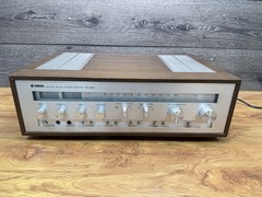 Yamaha CR-820 Natural Sound Stereo Receiver – Vintage Wood Case – Tested Working