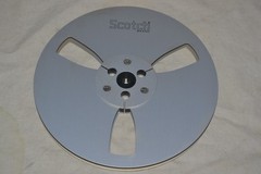 Excellent!!!! Vintage Scotch 7″ Metal Take Up Reel for Reel To Reel tape Deck