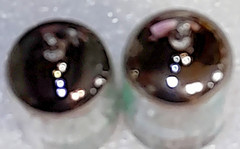 Pair JAN 5670W GE NOS Vacuum Tubes, TV-7D Tested – will combine shipping