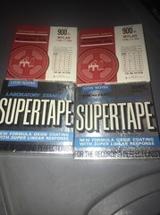 realistic recording tape 900 feet 5 Inch Reel +supertape 4pc Mix Lot