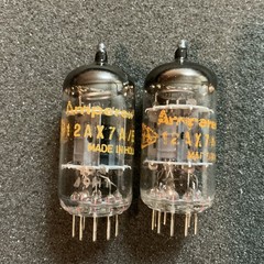 Rare NOS Amperex 12AX7A ECC83 Tubes MATCHED Bugle Boy 12ax7 7025 B339 PERFECT!