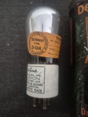 De Forest Audion D-01A Detector/Amplifier Vacuum Tube w/ Can