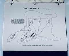 Fender Guitar & Amplifier Schematic Stratocaster Champ Vibrolux Concert Tremolux