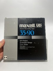 MAXELL UD 35-90 Sound Recording Tape 1800ft Reel to Reel. Open Box