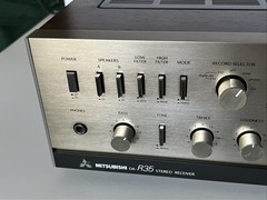 Vintage Mitsubishi DA R-35 Stereo Receiver – Parts or Repair