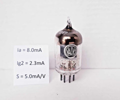 1 x EF95 VALVO TESTED STRONG 6AK5 Square Getter TUBE