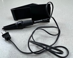 BECKMAN Tube Topper Metal Black Stand and 120AC/DC Soldering Iron USA P/N 348140
