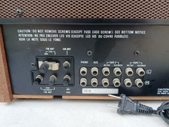Vintage TECHNICS SA-303 AM/FM Stereo Receiver TESTED Japan Silver Face