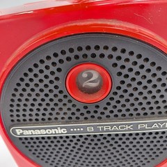 Panasonic Red Dynamite TNT Portable 8-Track Player RQ-830S Broken Plastic PARTS