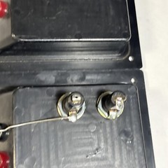 Two Speaker Terminals Reclaimed With Fuse Holders and 1/4”Bayonet Socket AV Shop
