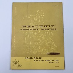 Heathkit AA-14 Stereo Amplifier w/ Manual Tested & Works Gorgeous Cabinet – READ