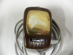 Vintage Calrad Crystal Microphone Model 50-C Made in Japan With Box (A8)