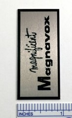 Custom Badge For Vintage Magnavox Amplifier Tube Amp Free Shipping