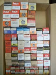 61 Vacuum Tubes, GE, RCA, Sylvania.