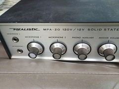 Realistic MPA-20 20-Watt AC/Mobile Solid State PA Amplifier System CLEAN, TESTED