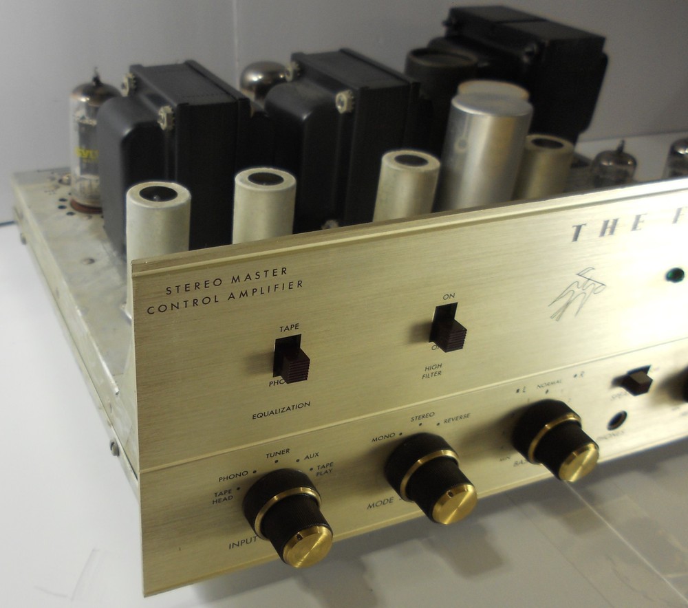 Fisher KX-100 Stereo Master Control Tube Amplifier Working w/ Original Manual