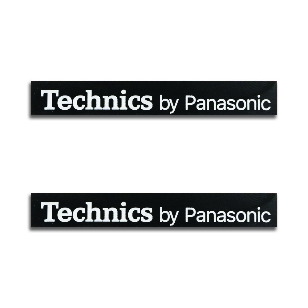 Technics by Panasonic Turntable Logo Badge 54mm(2.125″)X7.9mm(0.312″)