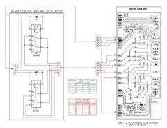Teac X3 X3R X300 X300R Realistic TR-3000 Play/Pause Relay Retrofit Board – REV B