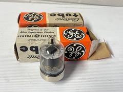 2 NOS 6146A Ge HAMM RADIO Beam Power Transmitting Vacuum Tube