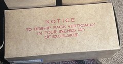Western Electric RARE SEALED BOX 705A Pulser Radar Navy Hi-Vacuum Rectifier Tube