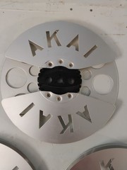 Lot of 3 Vintage Akai Die-Cut Metal Reel To Reel Tape Take-Up 7″ 1/4″ With Cases