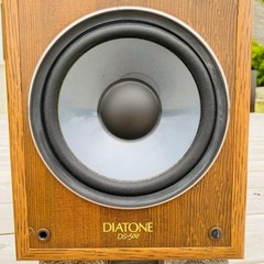Diatone DS-500 2-Way Bookshelf Speakers Pair Wood Finished Tested Audio Stereo