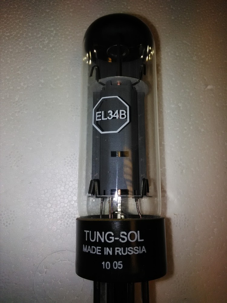 EL 34/EL34B Tung-Sol NOS(new) 1 pcs tubes Russia unboxed