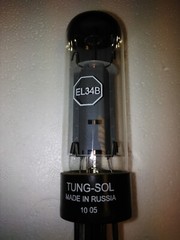 EL 34/EL34B Tung-Sol NOS(new) 1 pcs tubes Russia unboxed