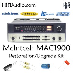 McIntosh MAC1900 receiver rebuild restoration Capacitor upgrade kit repair set