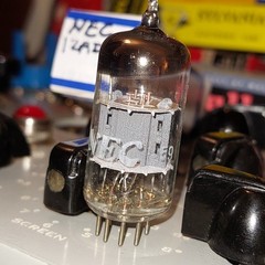 1x TV7D/U RTest Gm&mA 1959 NEC 12AD7 Matched Plates 1.83% Low-Noise 12AX7 Tube