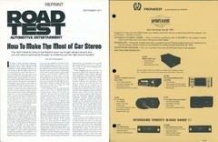 1977 Pioneer Car Stereo Brochure Lot Road Test KP8000 GX2020 TS694 Speakers CB