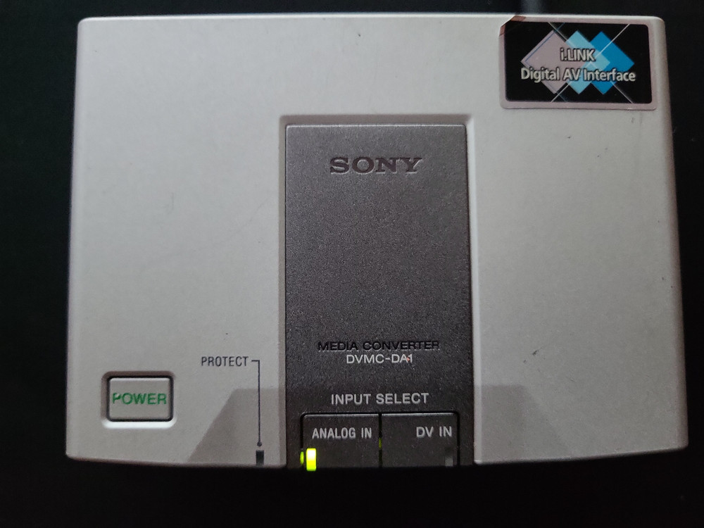 Sony DVMC-DA1 Video Converter + AC Adapter – Capture & Dubbing Tested Working